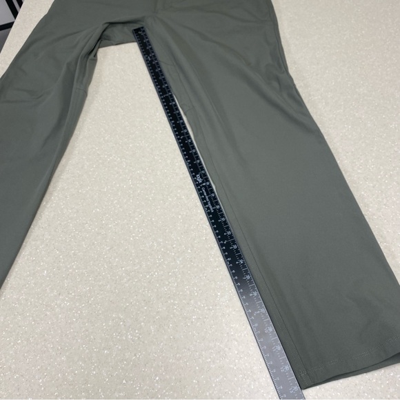 Lululemon ABC Classic Pants Warpstreme Green Size 33 - Picture 7 of 8